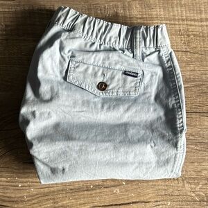 Chubby light blue medium 5 1/2 inch inseam seam short